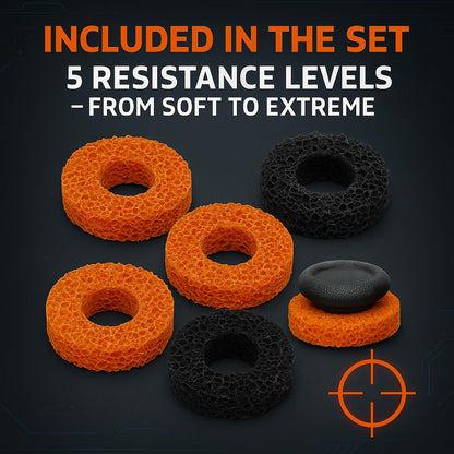 MatoSan® 5X Aim Assist Precision Rings – Compatible with PS4 Controller – Compatible with PS5 Controller – Gaming Accessories for PlayStation – Made in Germany