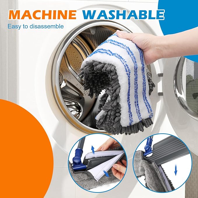 Mops for Floor Cleaning, Masthome Flat Dust Mop