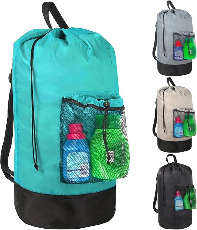 Turquoise Laundry Backpack