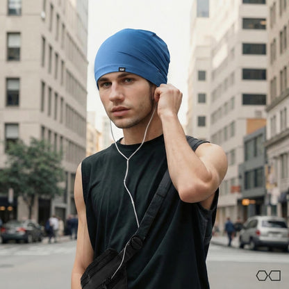 QINGLONGLIN 3Pcs Cooling Skull Cap for Men Women-Lightweight Breathable Beanie Hat, Thin Quick Dry Running Cap for Cycling