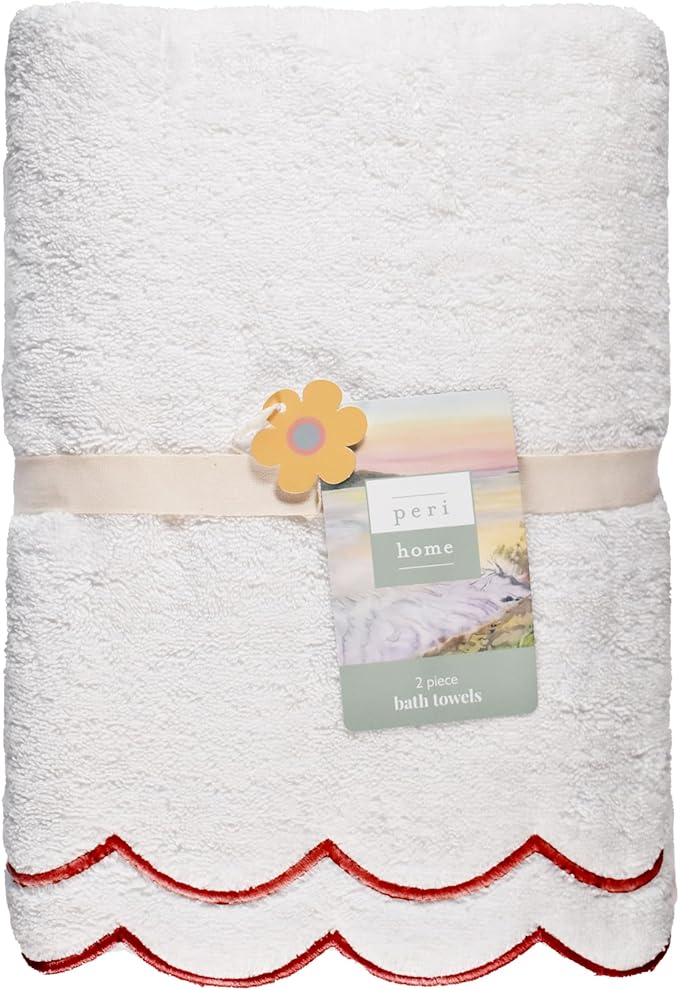 Peri Home 2 Piece Bath Towel Set, 500 GSM, 100% Cotton Towel