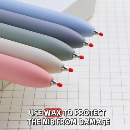 UIXJODO Gel Pens, 5 Pcs 0.5mm Black Ink Pens Fine Point Smooth Writing Pens, High-End Series Pens for Journaling Note Taking, Cute Office School Supplies Gifts for Women Men (Morandi)