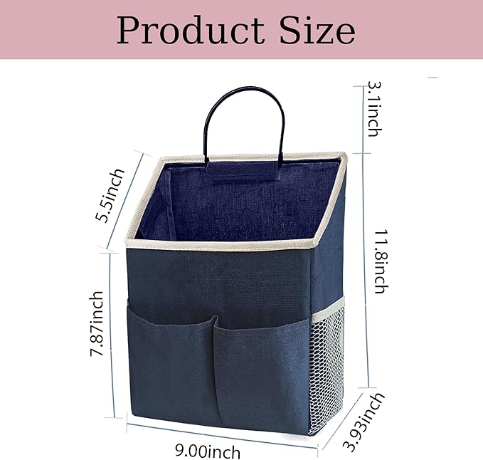 2pcs Wall Hanging Storage Bag, Wall Hanging Organizer Bags