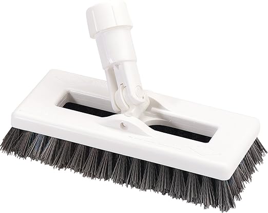 SPARTA 363883103 Plastic Block Swivel Scrub Brush, Polyester Bristles