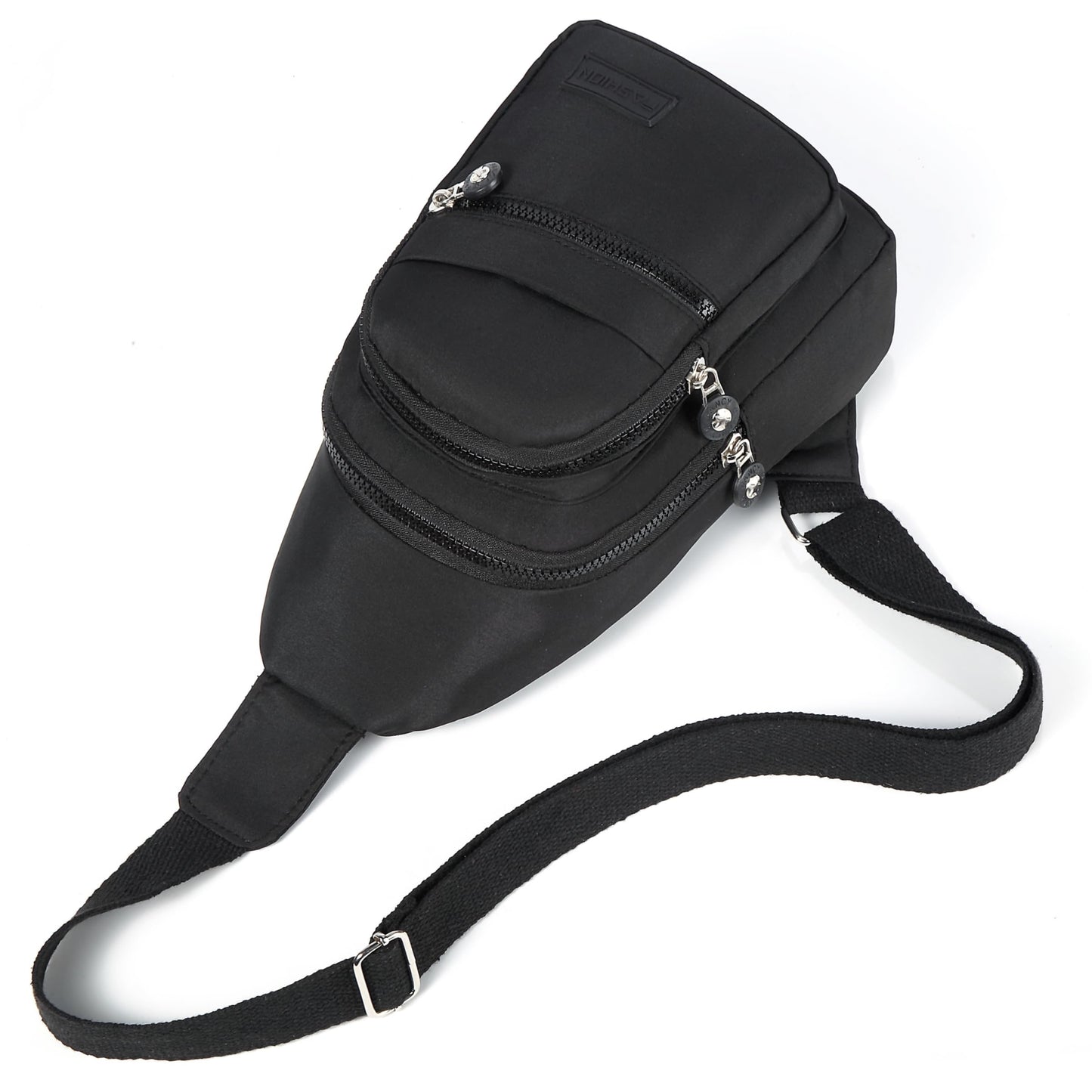 Cross Body Bag Sling Backpack Fanny Pack Small Crossbody Bags for Women Trendy - Black