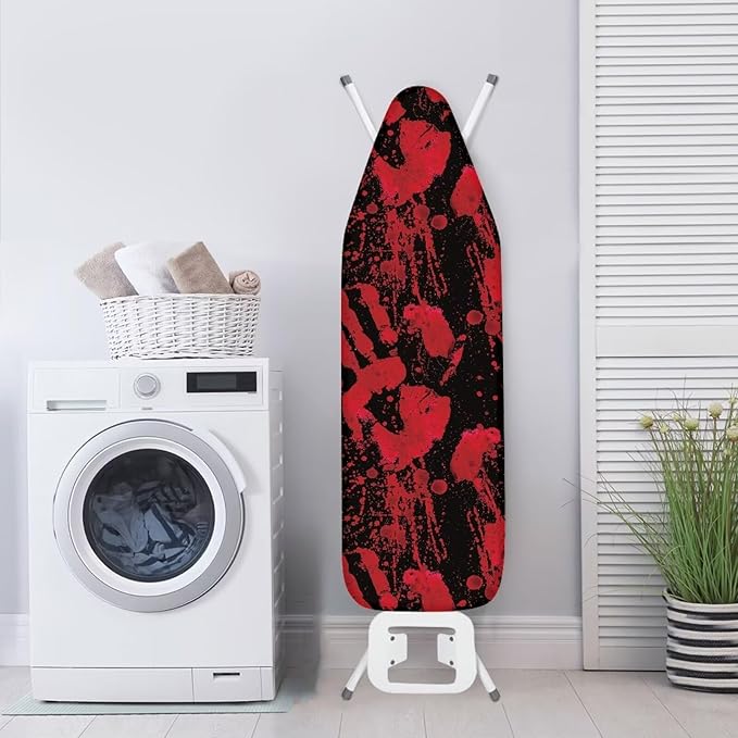 Blood Hands Ironing Board Cover Standard Size Halloween Ironing Board Dust