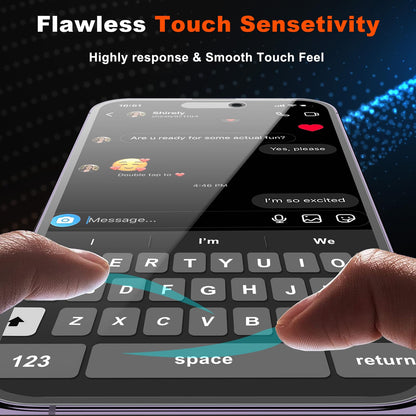 [2 Pack] Privacy Screen Protector for iPhone 11/XR, YMHML Tempered Glass Anti-Spy Bubble Free Case Friendly Easy Installation Film for iPhone 11/XR 6.1 Inch
