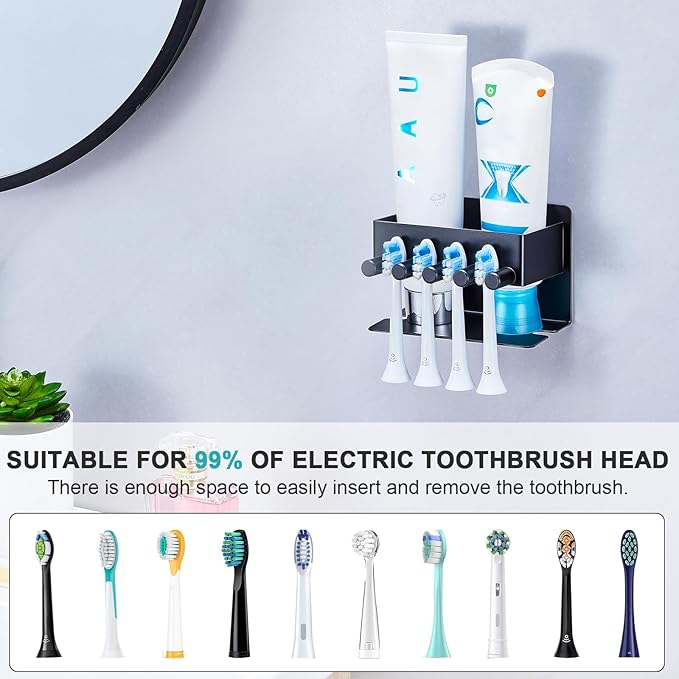 Electric Toothbrush Head Holder, Electric Toothbrush Holders Wall Mounted