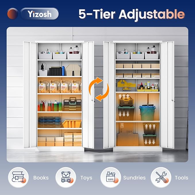 Yizosh Metal Storage Cabinet