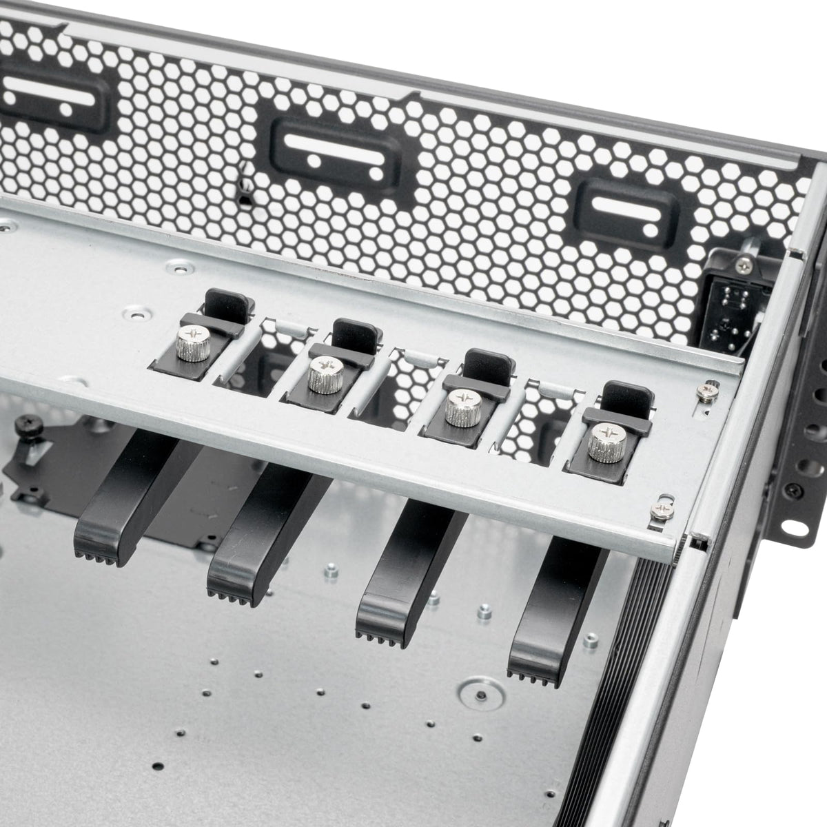 Silverstone Technology RM4A 4U rackmount Server Chassis with Enhanced 360mm radiators Compatibility, SST-RM4A