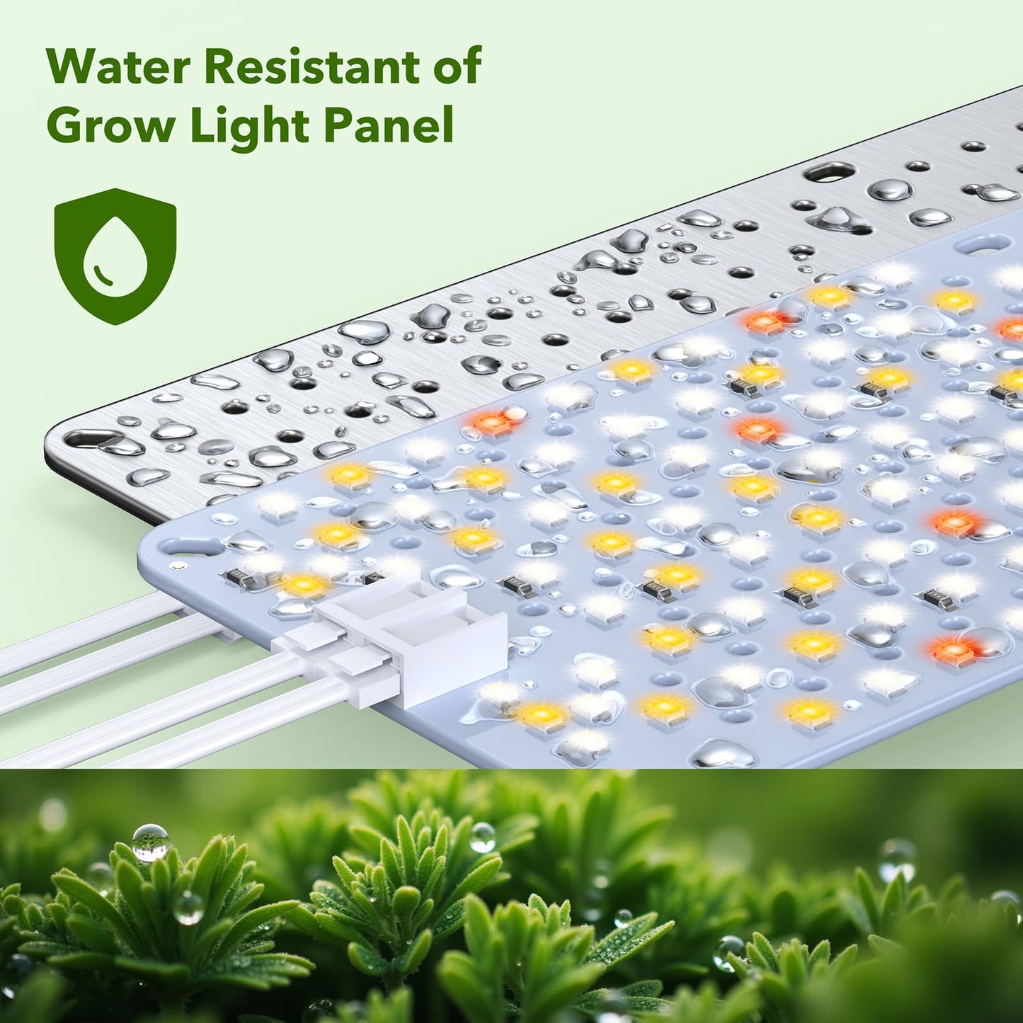 SDOVUERC Full Spectrum 960 LEDs Grow Lights,60W Plant Grow Lights for Indoor Plants with Daisy Chain Function, Sunlike Spectrum,4/8/12/16/20H Timer for Seed Starting(Pack5)