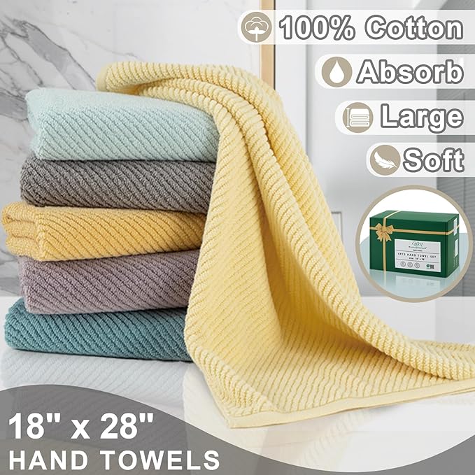VOOVA & MOVAS Taupe Hand Towels
