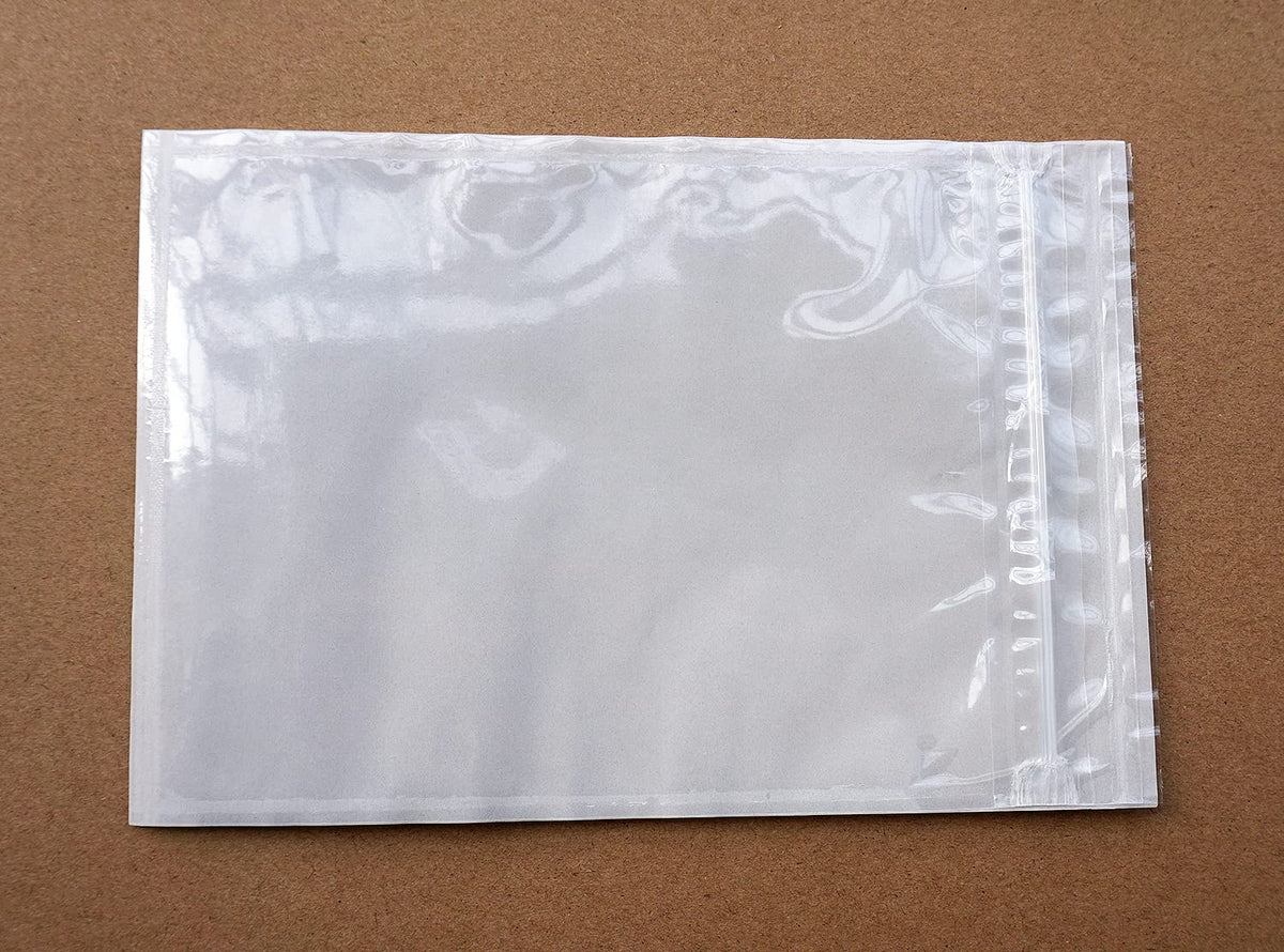 Premium 6.7'' x 10'' Resealable Adhesive Shipping Label/documents Pouches (50 Pack)