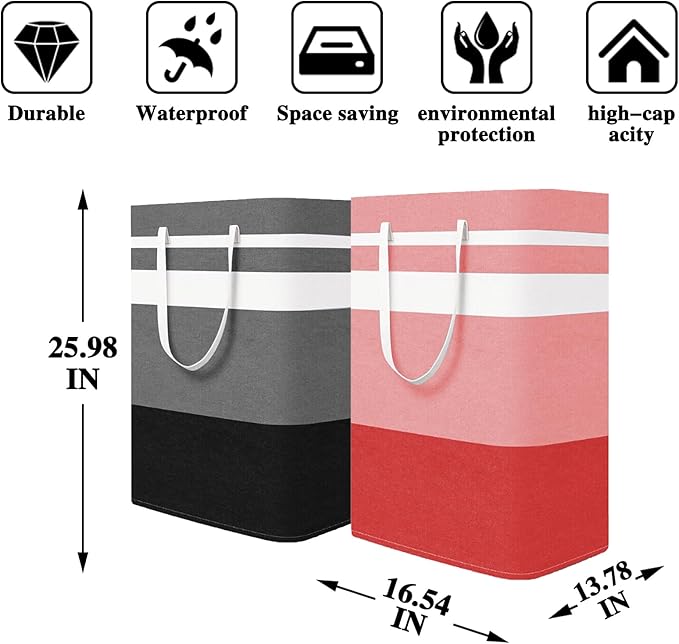 Foldable Laundry Basket，Large Laundry Baskets