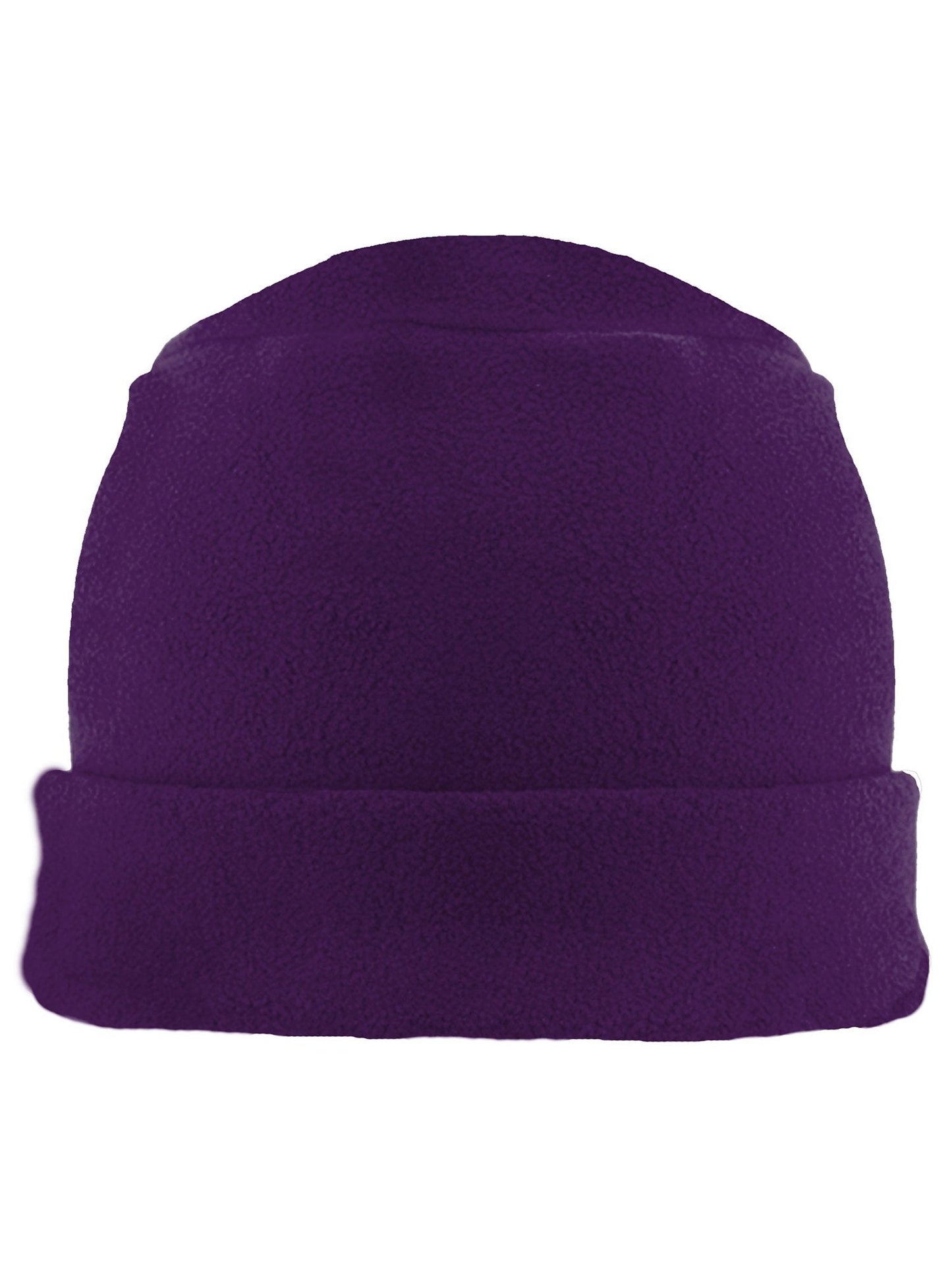 Black 3 Piece Fleece Hat Scarf & Glove Matching Set Purple