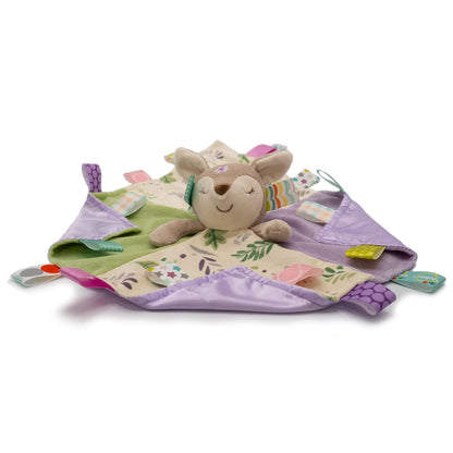 Taggies Stuffed Animal Security Blanket, 30 x 30-Centimetres, Flora Fawn