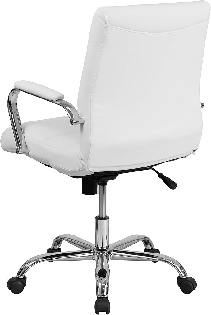 Flash Furniture Whitney Mid-Back Swivel LeatherSoft Desk Chair