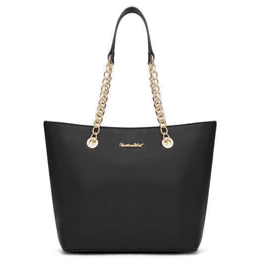 Montana West Tote Bag for Women Satchel Handbags, Ladies Top Handle Purse, B-black, M