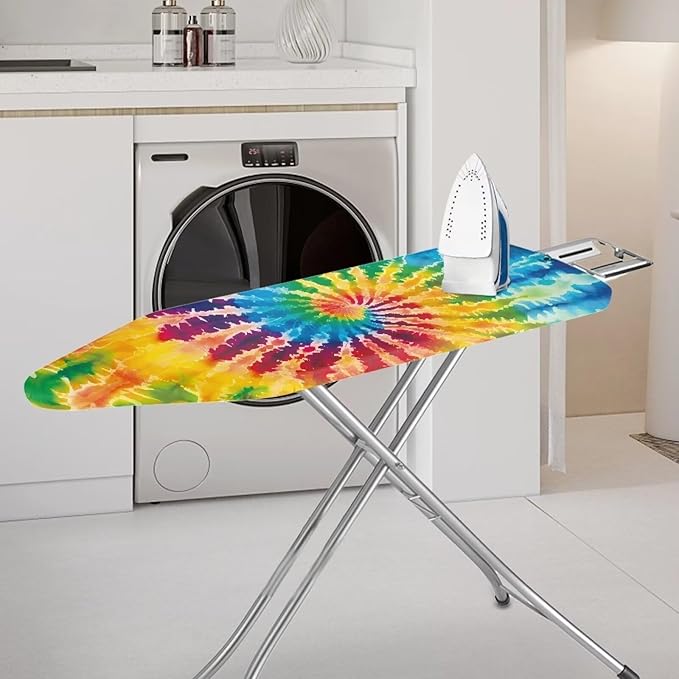 Tie Dye Vortex Printed Ironing Board Cover, Comfy Stretchy Iron Board Protector