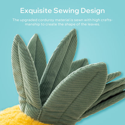 Phantoscope Papaya Shaped Throw Pillow, Fruit Themed Cushion for Couch, Bed and Chair, Pink, 10 x 15 inches