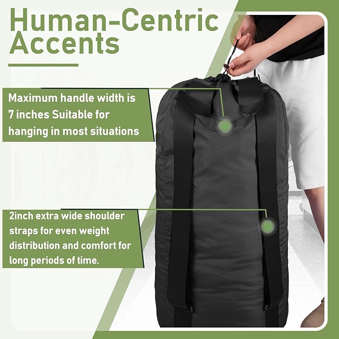Laundry Bag Backpack, Large Travel Laundry Bags