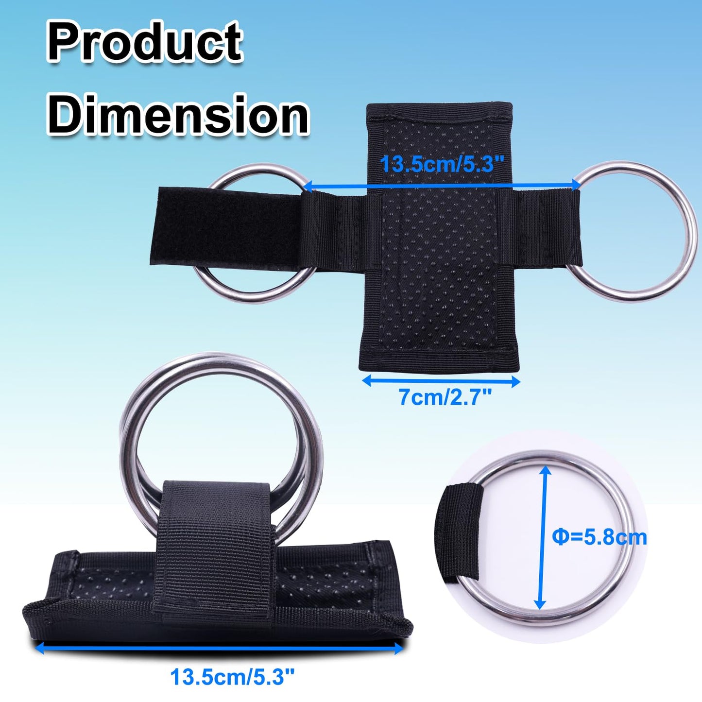 J Bryant Loading Dumbbells Strap for Dip Belt Squat Pull-up,Load Dumbbells Kettlebells on Barbells Weightlifting Accessory 1 piece(L)
