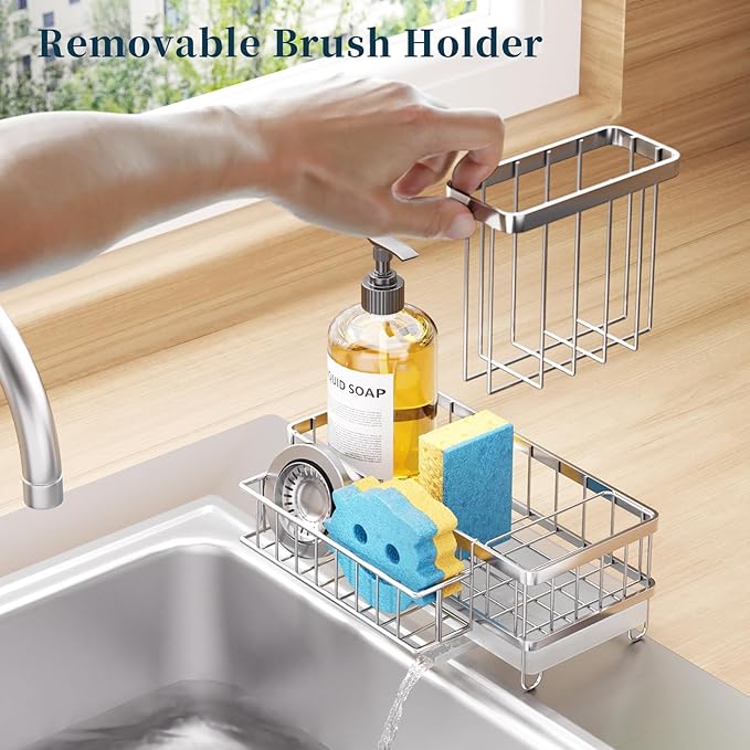 Consuemst Sponge Holder for Kitchen Sink