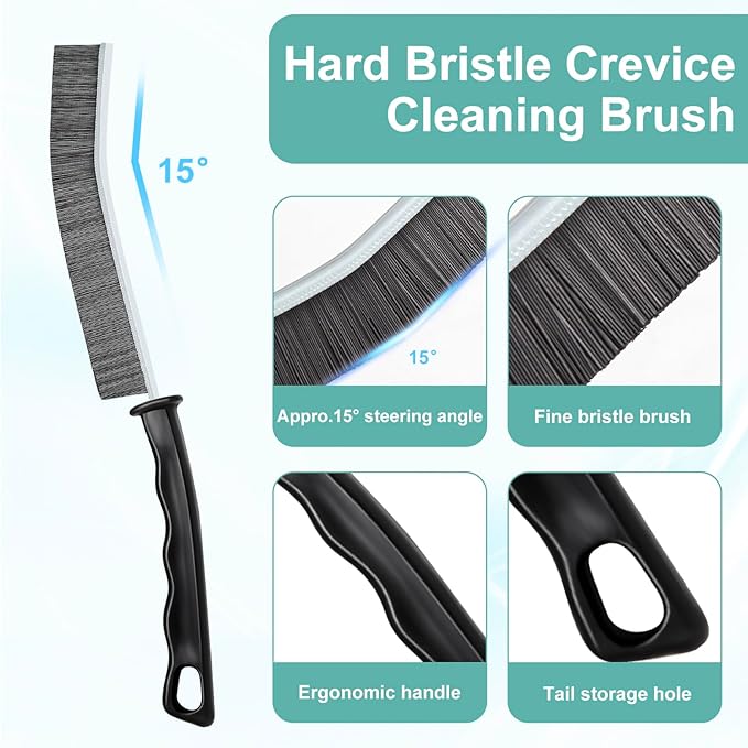 Crevice Cleaning Brush，Hard-Bristled Grout Brush，2026 New Multifunctional Gap