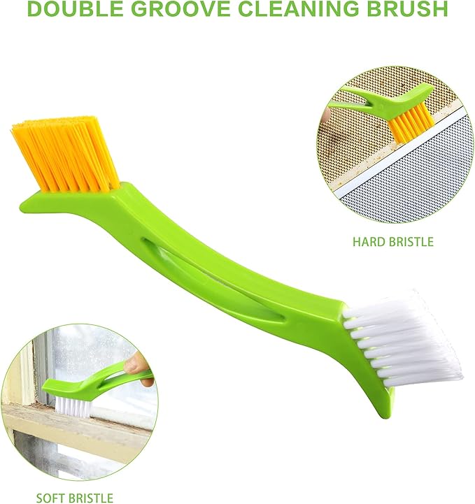 8 Pack Grout Cleaner Brush, Hand-held Groove Gap Cleaning Tools Tile Joint