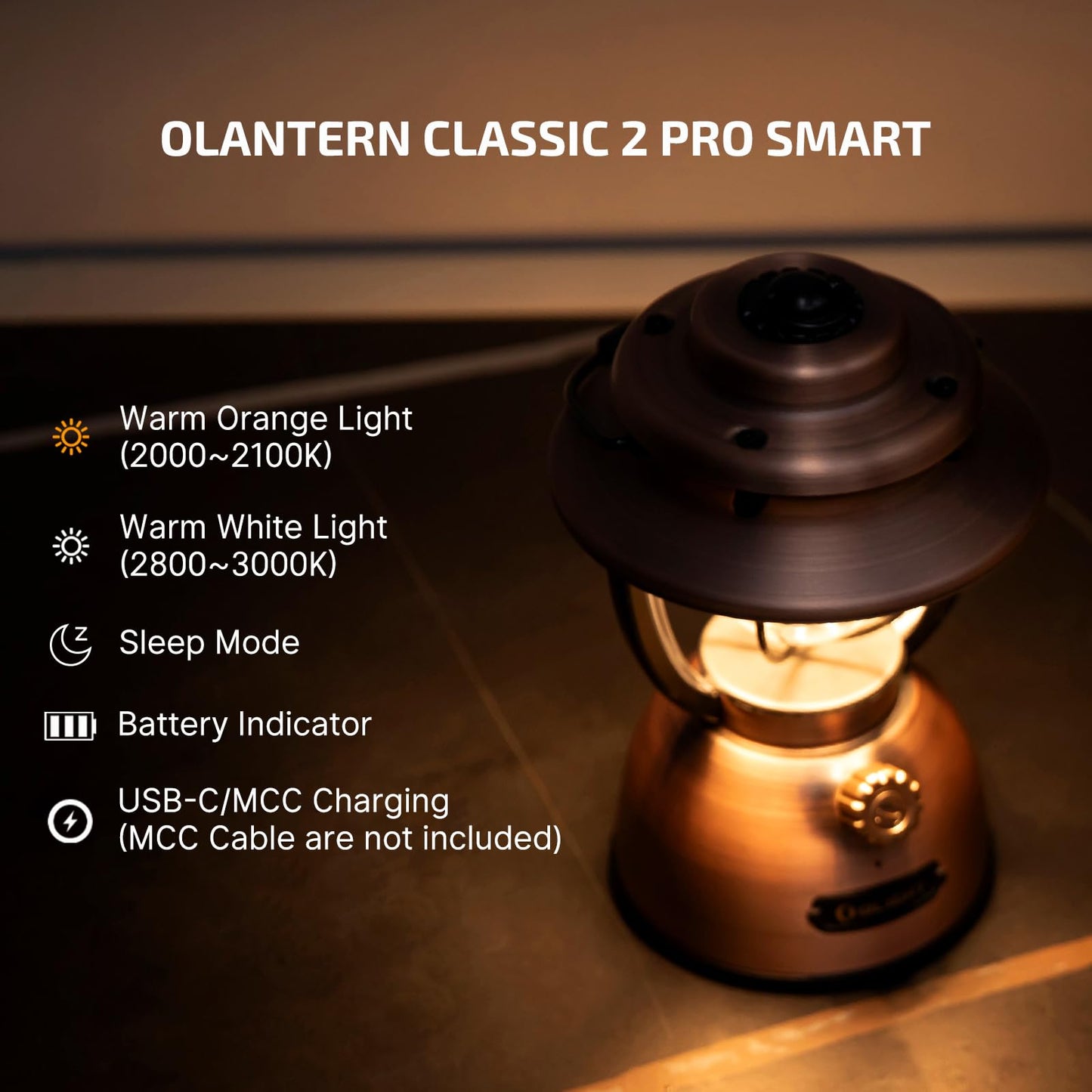 OLIGHT Ostrip 2 RGBIC LED Strip Light Bundle with Olantern Classic 2 Pro APP Control Camping Lantern