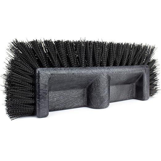 SPARTA Multi-Level Tile Scrub Brush 12" Wide Brush Head, Heavy-Duty Tile