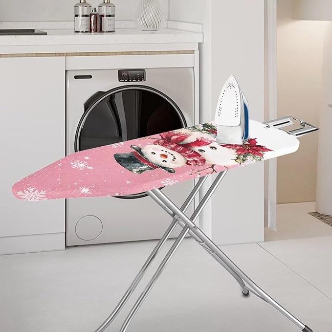 Sprowallow Snowman Print Christmas Ironing Board Cover Standard Size Scorch
