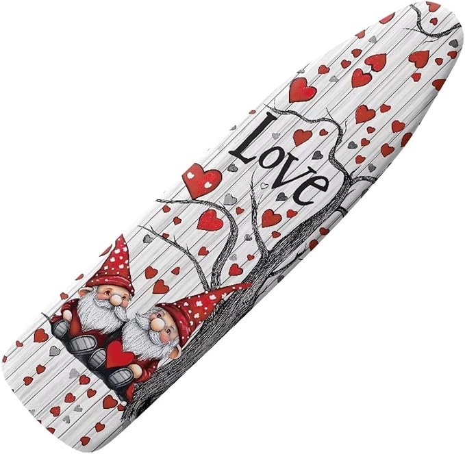 Gnome Ironing Board Cover Love Heart Ironing Board Pad Protective Cover