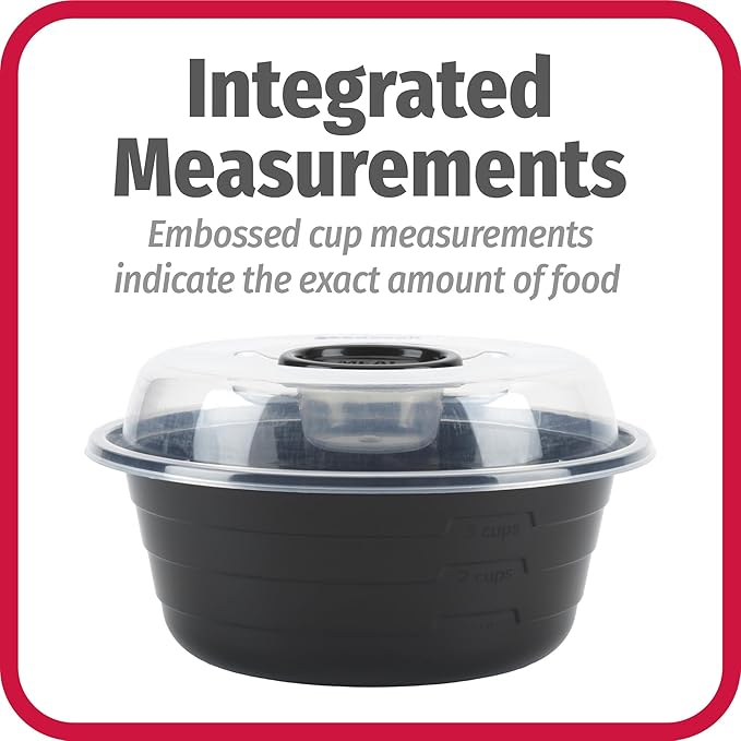 GoodCook 4-Cup Meal Prep Bowls Set