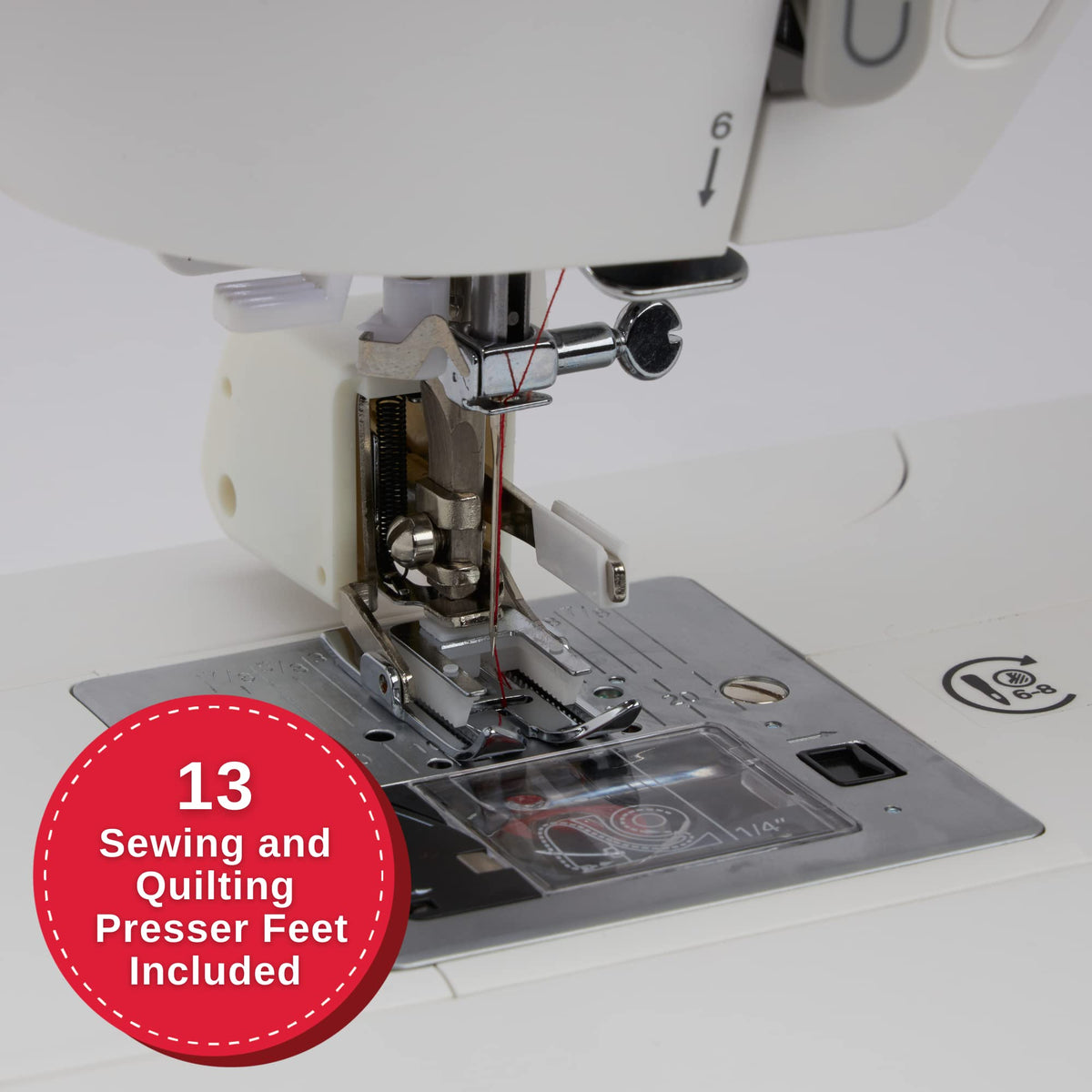 SINGER Quantum Stylist 9960 Computerized Sewing & Quilting Machine – Metal, Plastic, with Extension Table, Hard Case & Accessories, 600 Stitches, Lettering, LED Light, 1-Step Buttonhole