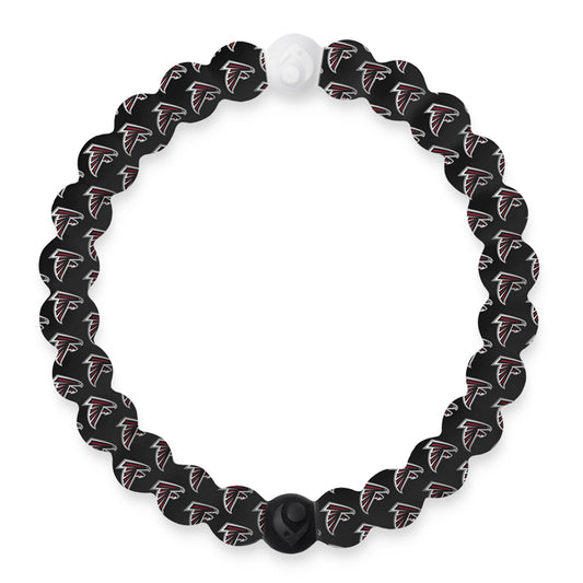 Lokai Silicone Beaded Bracelet for Men & Women, NFL Football Collection - Atlanta Falcons, Medium - Silicone Jewelry Fashion Bracelet Slides-On for Comfortable Fit