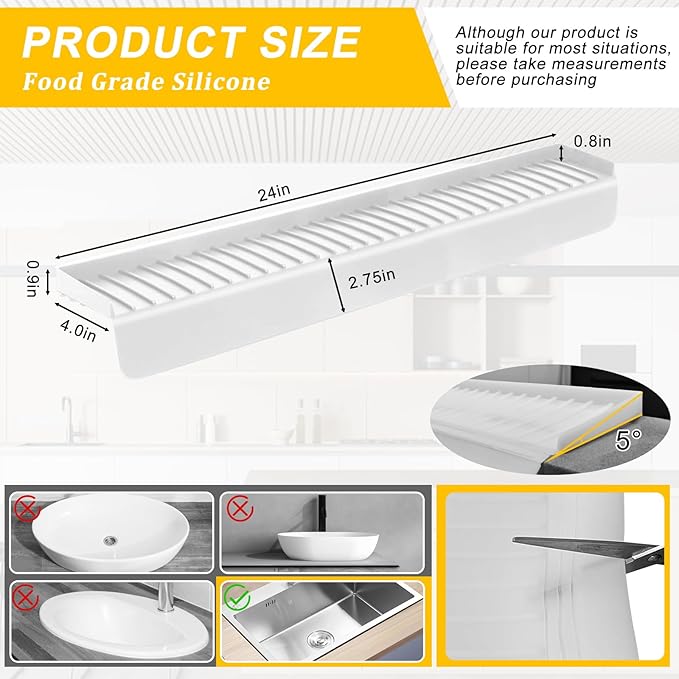 Silicone Sink Edge Protectors