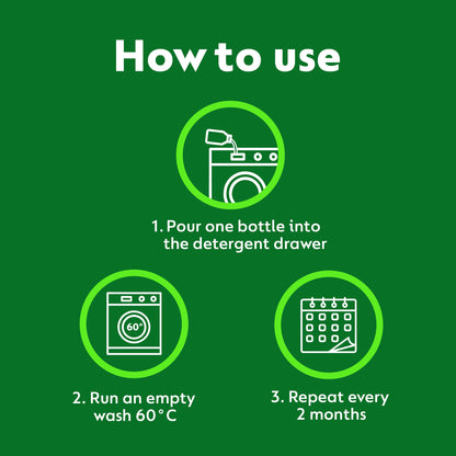 Dettol Washing Machine Cleaner, Lemon, Multipack of 6 X 250ml, Total of 1.5L, Wasing Machine Limescale Remover, Washing Machine Descaler, Antibacterial, Disinfectant, Laundry