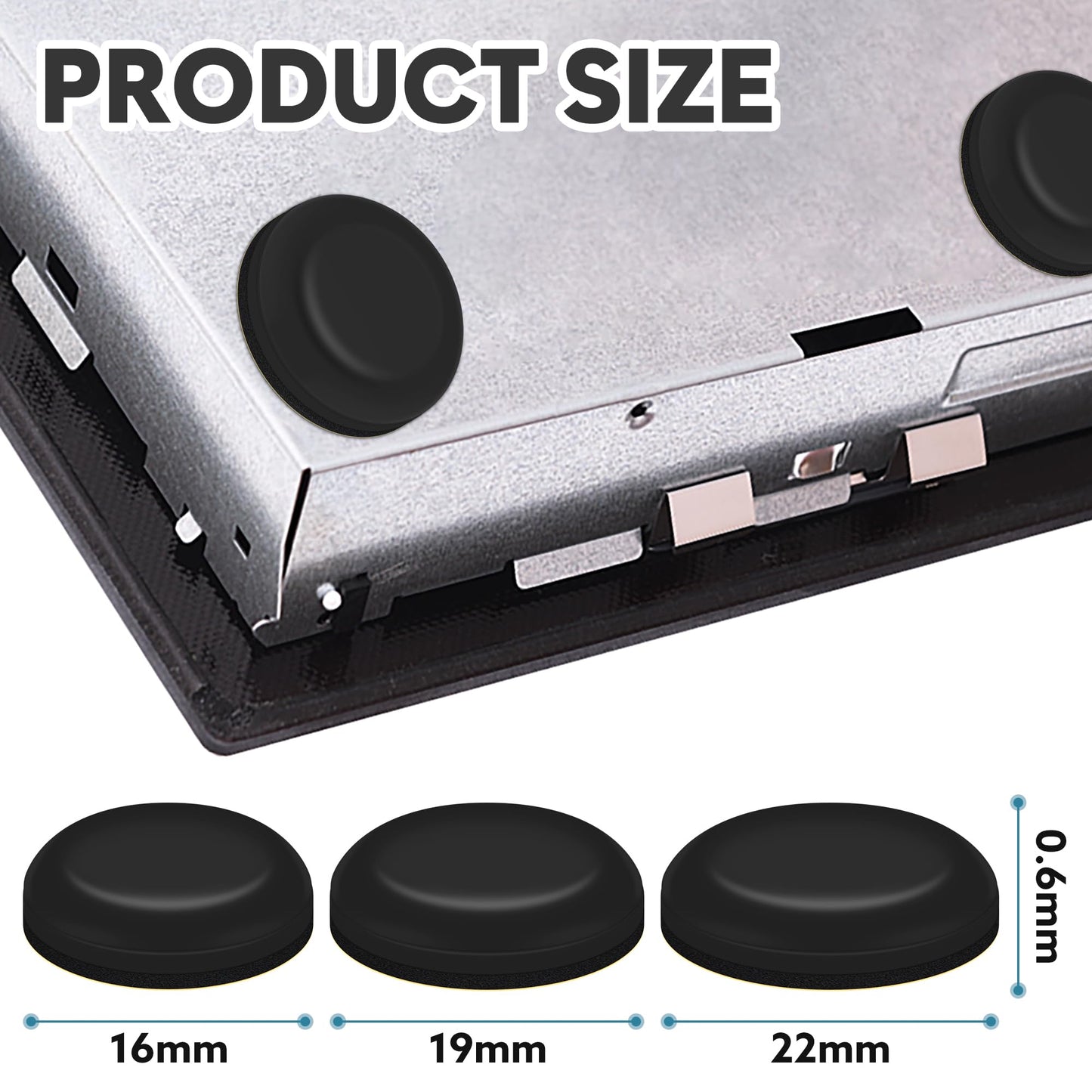 Appliance Sliders for Kitchen 24 PCS Self-Adhesive Small Kitchen Finds Appliance Slider Hacks Easy to MovIing & Space Saving Must Have Home Gadgets Mixer Accessories for Countertop