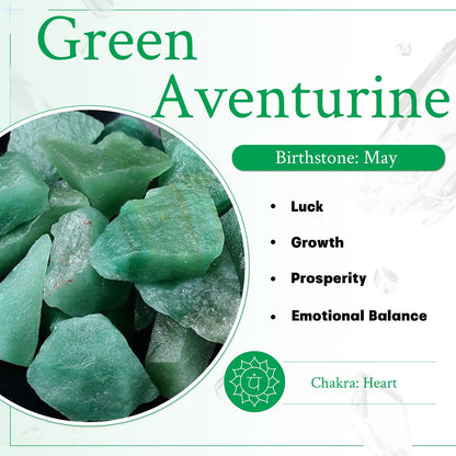 mookaitedecor Green Aventurine Star Moon Stone Hanging Ornament Reiki Healing Crystal Wall Decor for Window Home Decoration, 18-18.5 Inch