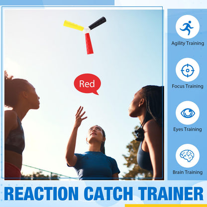 Arrowbash 3 Pack Hand Eye Coordination Trainer Reaction Catch Trainer Hand Speed Reflex Challenge EVA Foam Reaction Ball Set for Football Basketball Baseball Team Sports, Reflex Agility Training