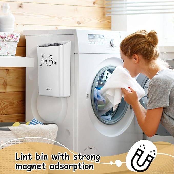 Sealegend Magnetic Lint Bin Lint Trash Can