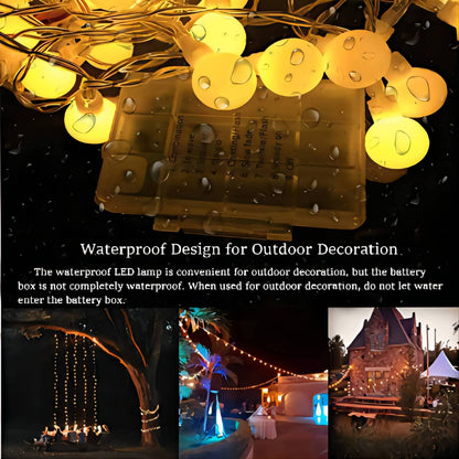 Battery Fairy Lights, Christmas Lights Battery Powered with 8 Lighting Modes 16ft 50LEDs Waterproof Fairy Lights for Bedroom Outdoor Party Living Room