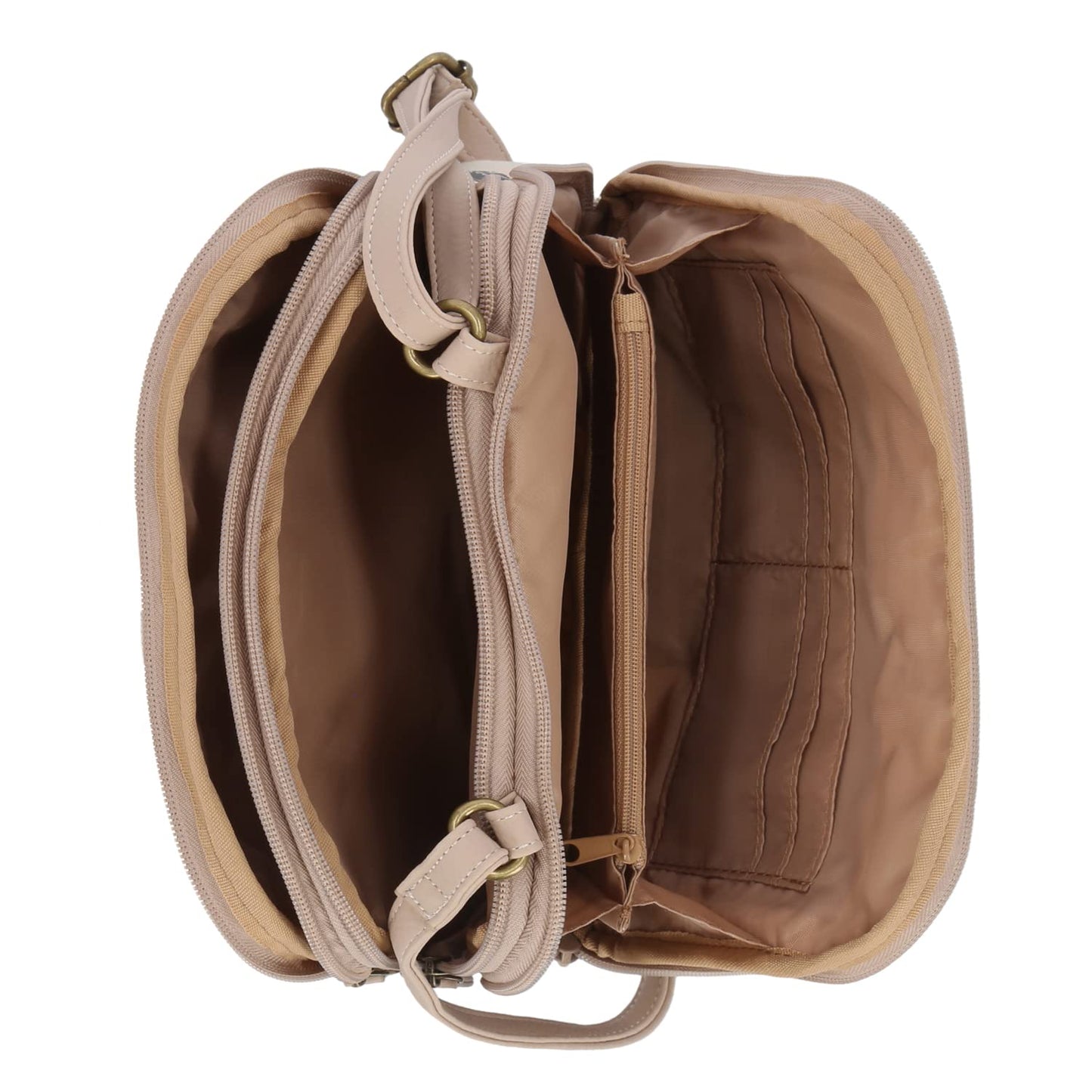 MultiSac Zippy Triple Compartment Crossbody Bag