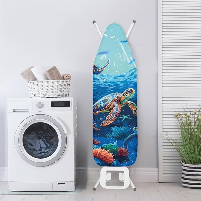 GLENLCWE Underwater Sea Turtle Ironing Board Cover