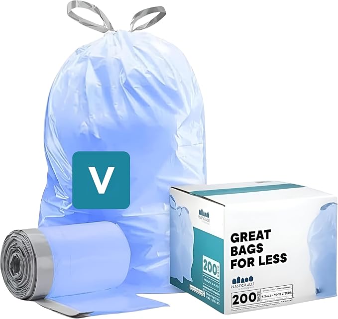 Plasticplace Custom Fit Trash Bags, Compatible