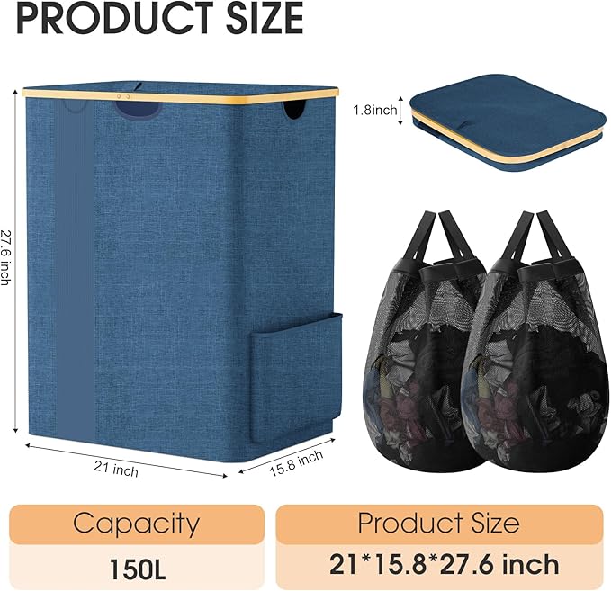 Laundry Basket Clothes Hamper
