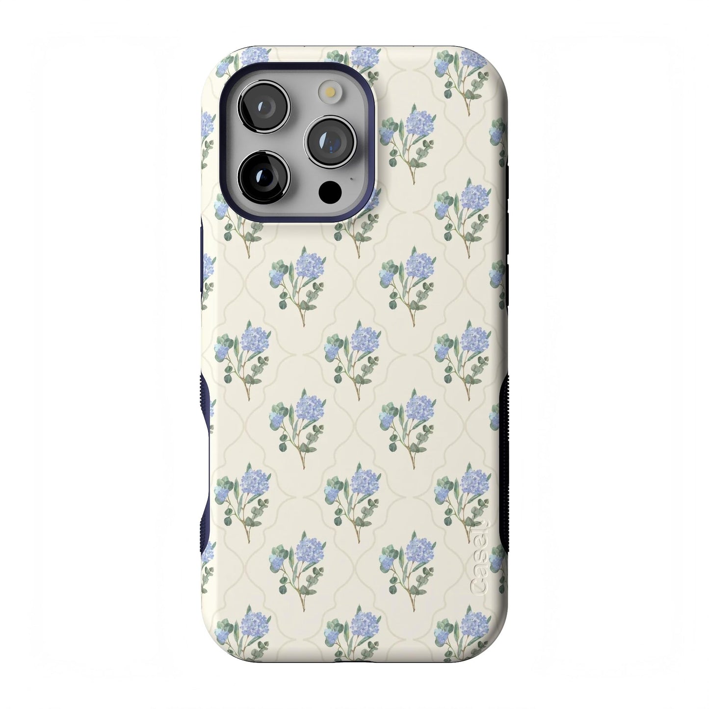 Casely iPhone 16 Pro Max Case | Blue Stripes | Sunday Best | Compatible with MagSafe | Bold Protective Design