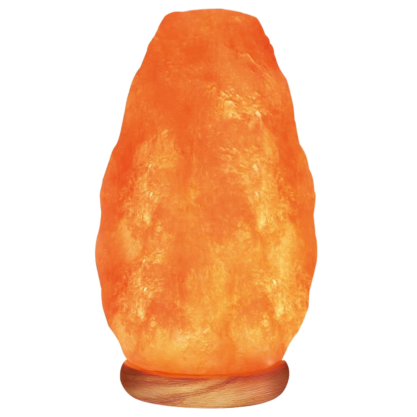 WBM LLC Himalayan Glow Natural Pink Salt Lamp, Crystal Salt Lamp Night Light with (ETL Certified) Brightness Control Dimmer Switch, Wooden Base & Salt Lamps Bulb | 6-8 LBS, Model Number: 1001