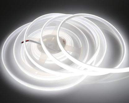 LEDENET COB LED Strip Lights Waterproof IP67 White 6000K DC12V 16.4ft/5m 480LEDs/m CRI94 Dotless LED Rope Lights for Living Room Cabinets Outdoor DIY Lighting
